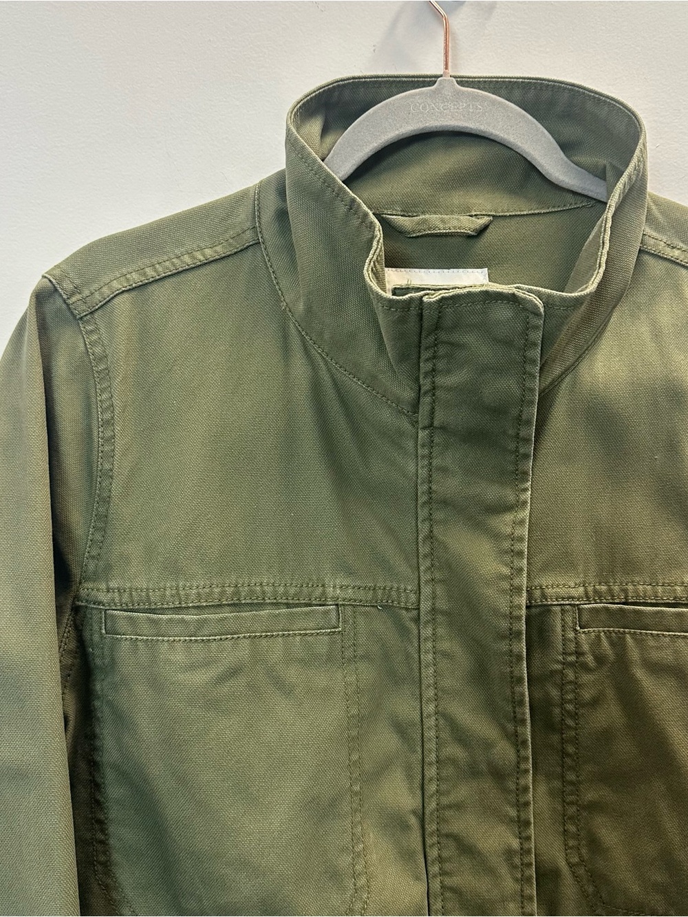 Madewell Olive Utility Field Jacket Large - Picture 3 of 13